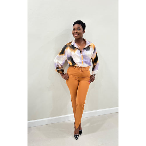 Belted Trouser (Khaki)