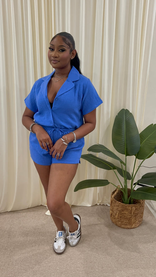 ☀️ Soft Life Lounge Set (Royal Sky)