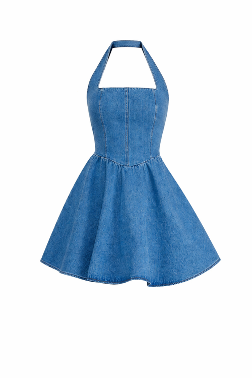 Island Breeze Denim Dress 🌊