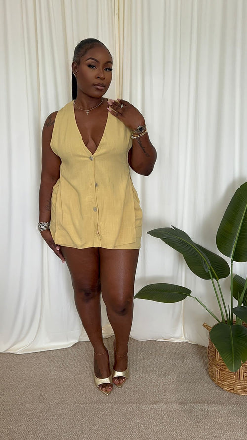 ☀️ Amalfi Breeze Set (Linen Set)