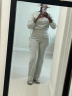 Cozy Girl Warm Up Set (Grey)