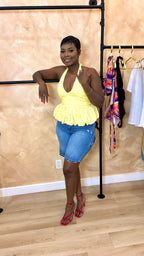 Buttercup Peplum Top