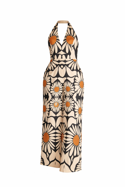 Midnight Tropics Jumpsuit 🌼🌙