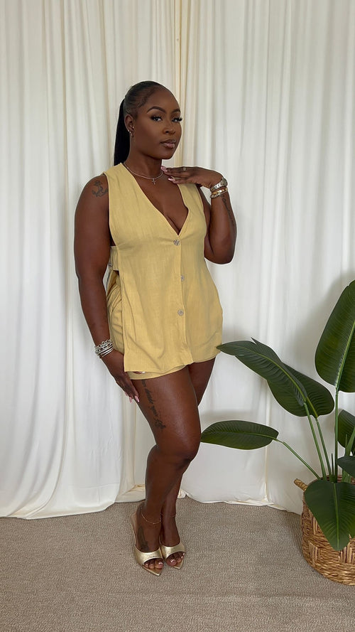 ☀️ Amalfi Breeze Set (Linen Set)